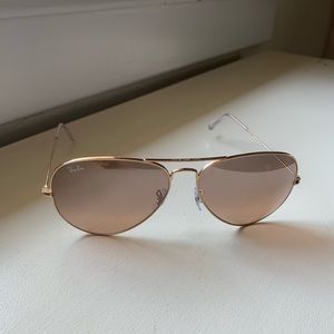Large Gold Aviators!!! Like new